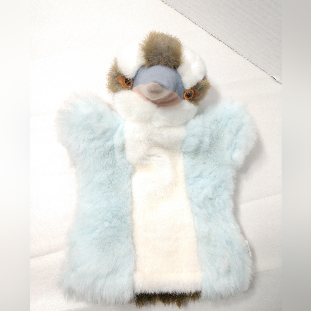 Hand Puppet Toy Plush Kookaburra Bird  Sunwood Souvenirs 9"